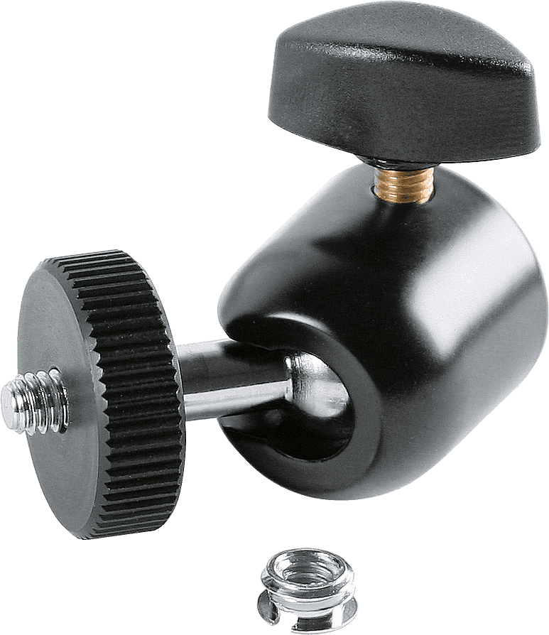 K&M - 19695-100 - microfoonstatiefaccessoire – M 1/4", F 3/8". Articulated