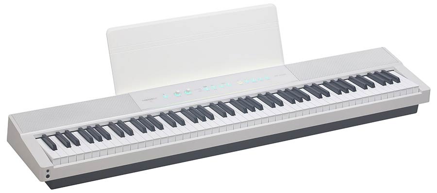Medeli - SP-C220/WH - digital compact stage piano, 88 keys 3-sensor hammer action, biamped 2 x 13W + 2 x 7W, white
