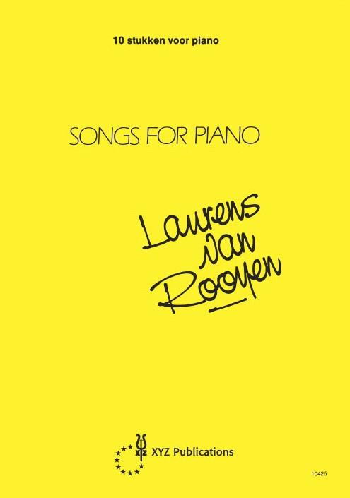 Rooyen: Songs For Piano (Piano)