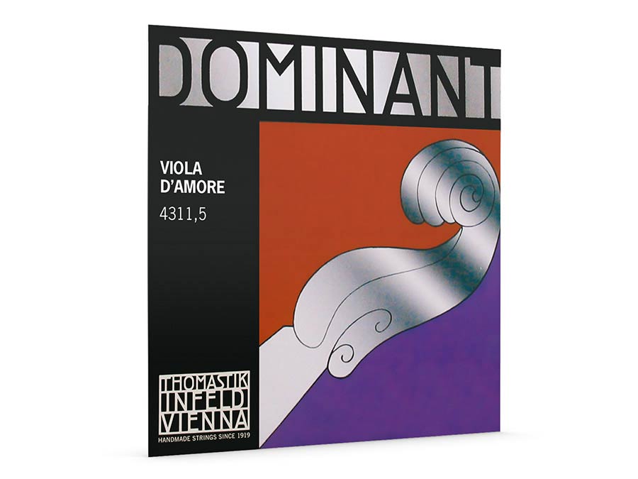 Thomastik-Infeld TH-4311-5 snaar voor viola d'amore A-5, chroom flat wound, perlon core