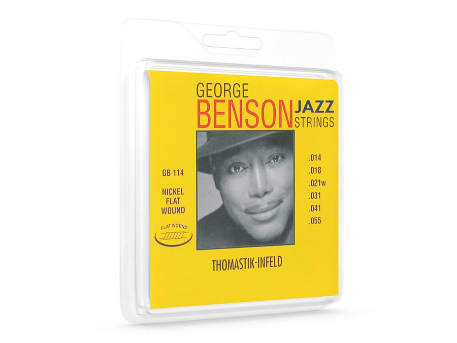 Thomastik-Infeld THGB-114 snarenset voor elektrische gitaar nickel vlak omwonden, 014-018-021-031-041-055