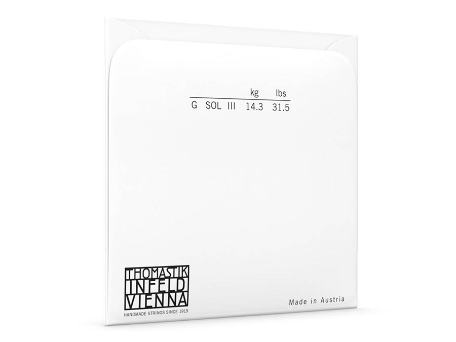 Thomastik-Infeld THVE-43 cellosnaar G-3 4/4, medium spiraalkern, tungsten/chroom afbeelding 2