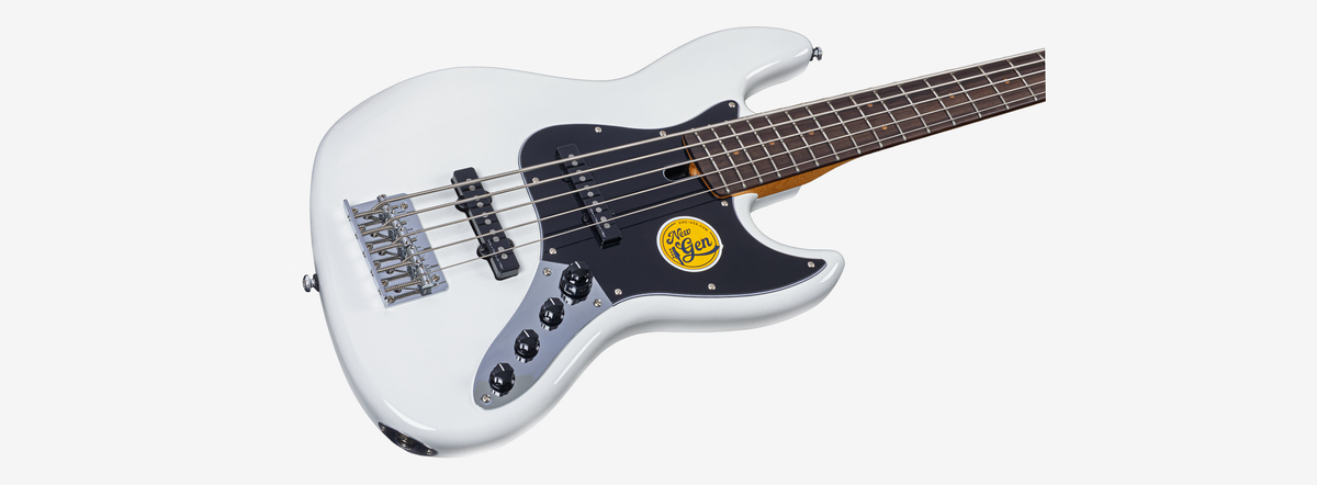 Sire V3N 5 Marcus Miller New Gen 5-snarige actieve basgitaar antique white
