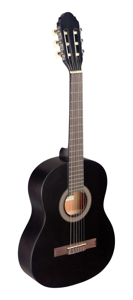 Stagg C430 M BLK klassieke gitaar 3/4-formaat Zwart