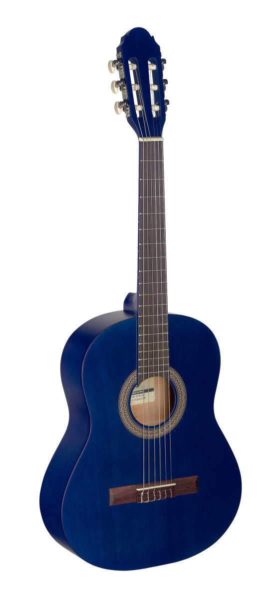 Stagg C430 M BLUE klassieke gitaar 3/4-formaat Blauw