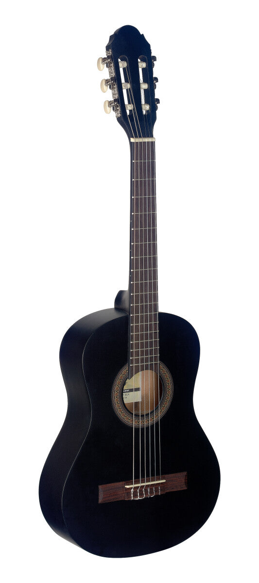 Stagg C410 M BLK klassieke gitaar 1/2-formaat Zwart