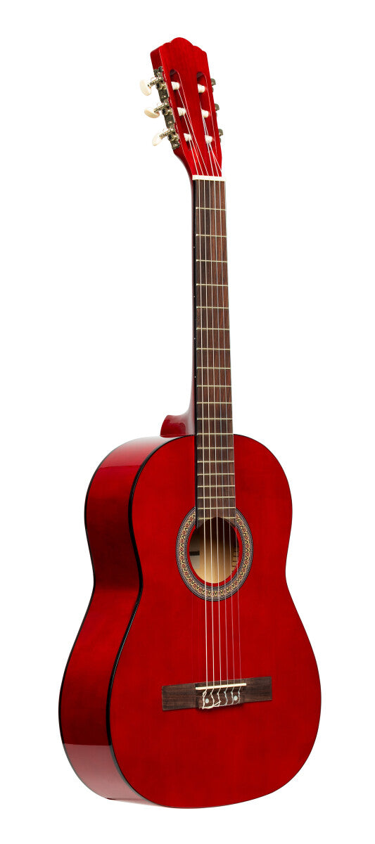 Stagg SCL50 3/4-RED klassieke gitaar 3/4-formaat Rood