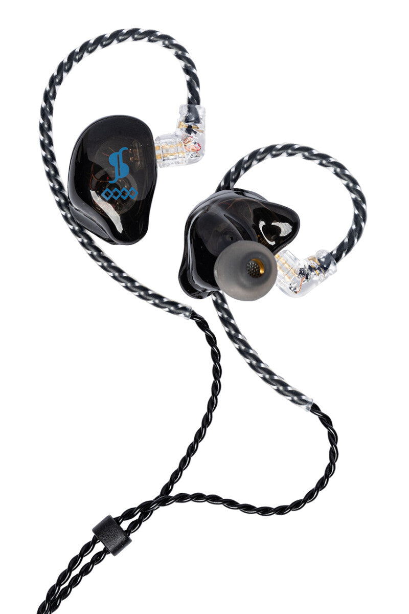 Stagg SPM-235 BK 2-driver in-ear monitors zwart