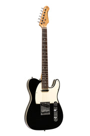 Stagg SET-STD BLK T-style elektrische gitaar Zwart