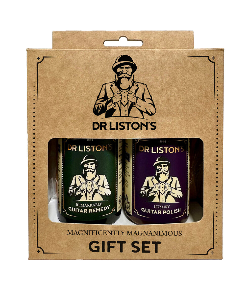 Dr. Liston’s DR-GS-GRGP gitaarreinigingsset met polish en doek