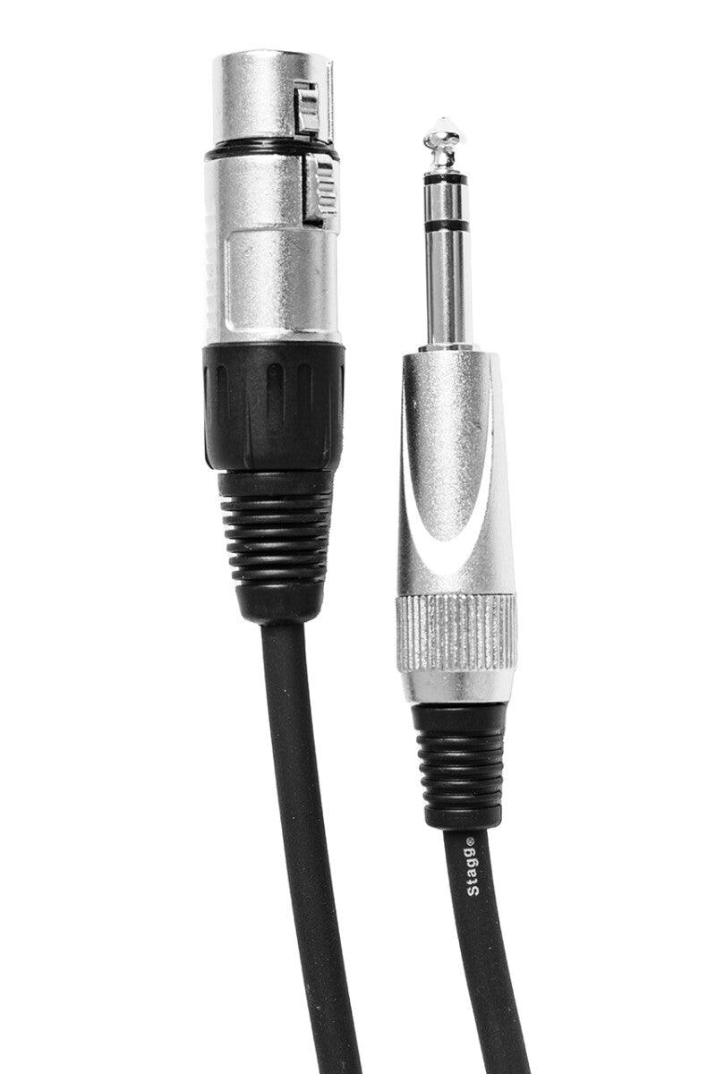 Stagg SAC6PSXF DL audiokabel XLR/jack (v/m), 6 m
