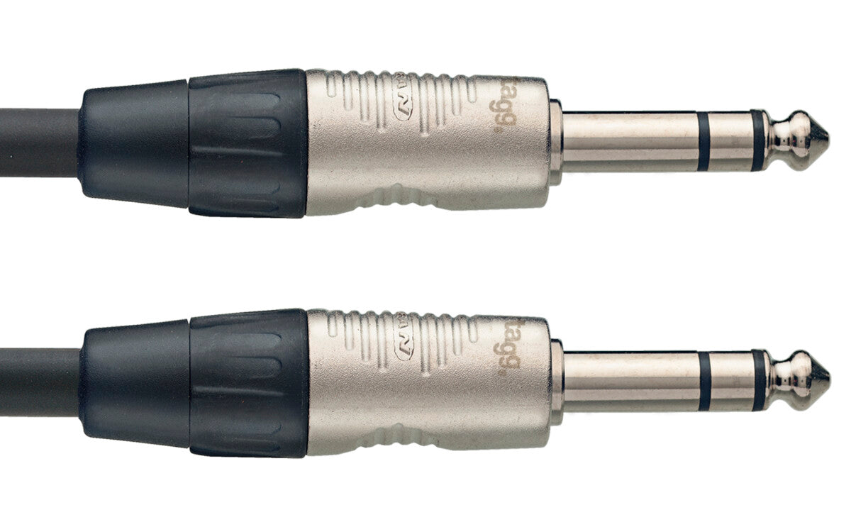 Stagg NAC6PSR n-Serie audiokabel jack/jack (m/m), stereo, 6 m