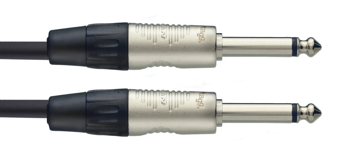 Stagg NGC1,5R instrumentkabel jack/jack (m/m), 1,5 m