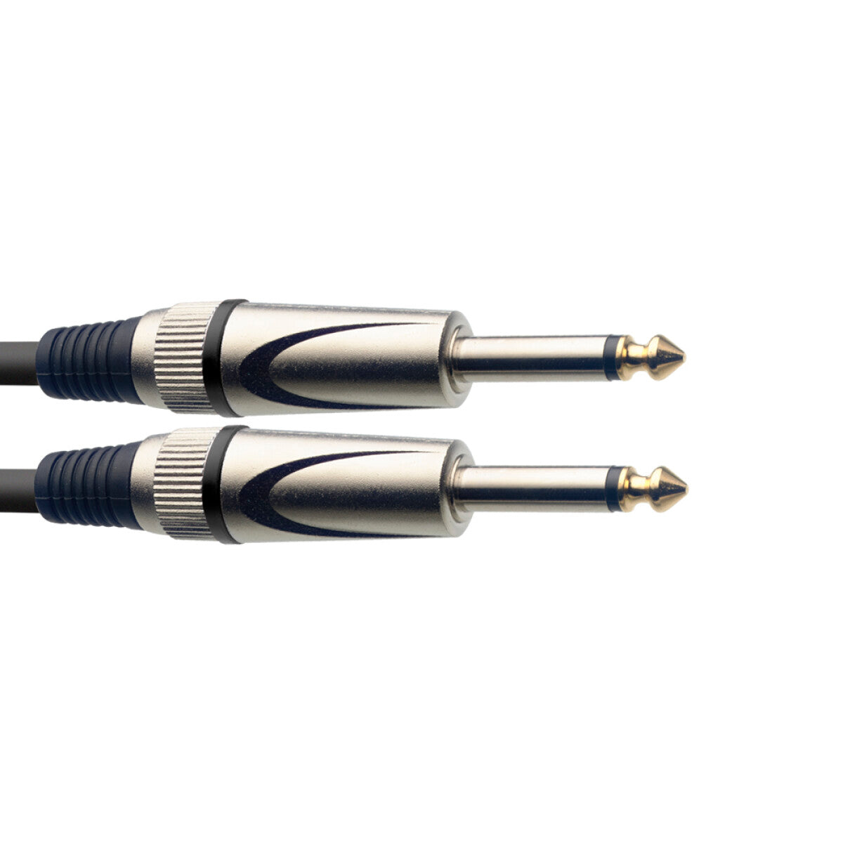 Stagg SGCC3 DL instrumentkabel jack/jack (m/m), spiraal, 3 m, S-serie