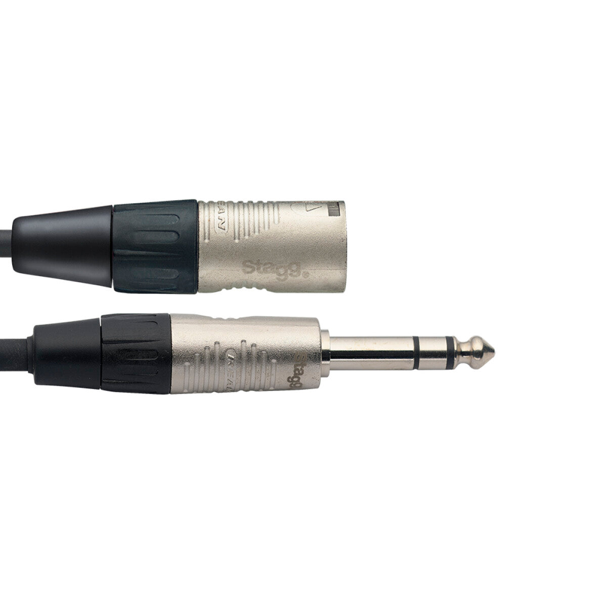 Stagg NAC1PSXMR n-Serie audiokabel, jack/XLR (m/m), symmetrisch, 1 m