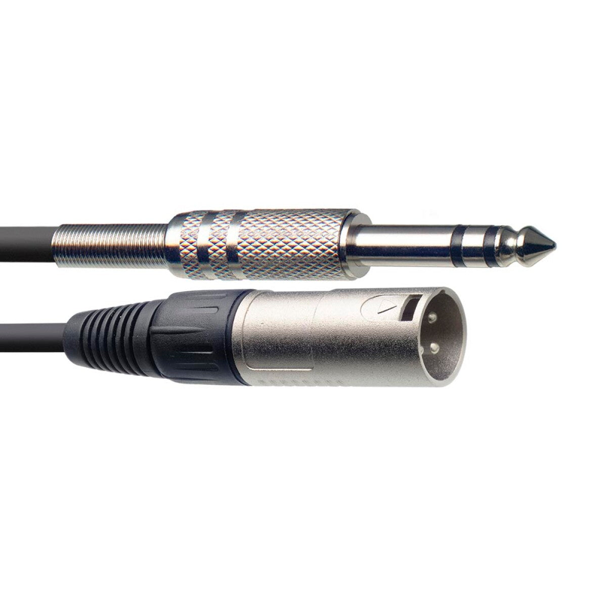Stagg SAC1PSXM DL audiokabel, XLR-jack (m/m), 1 m, gebalanceerd
