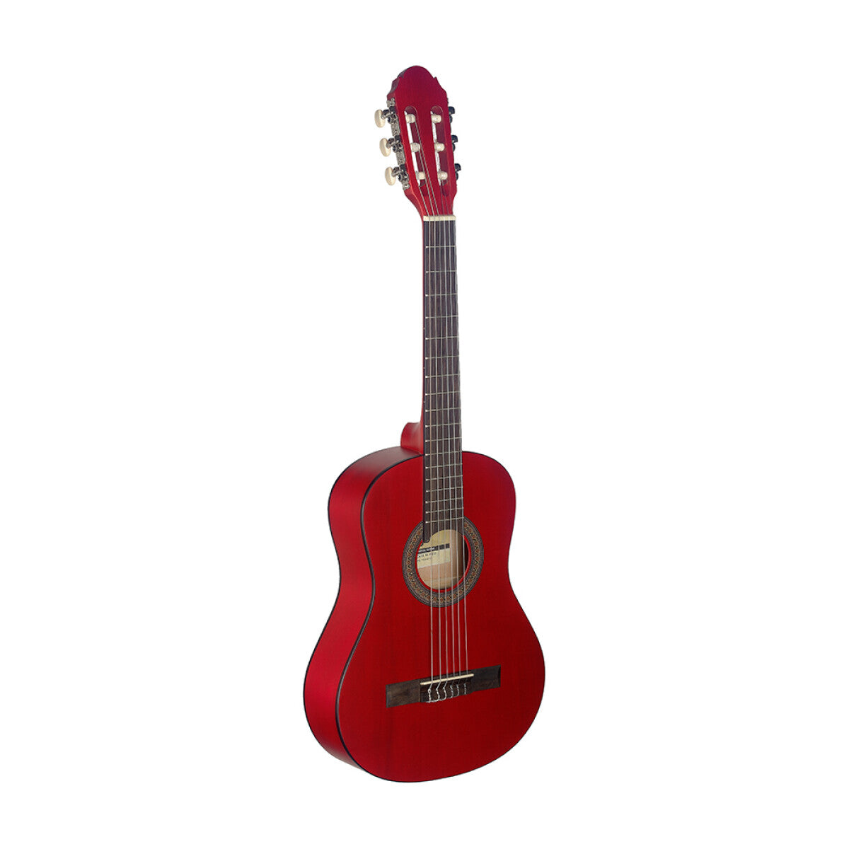 Stagg C410 M RED klassieke gitaar 1/2-formaat Rood