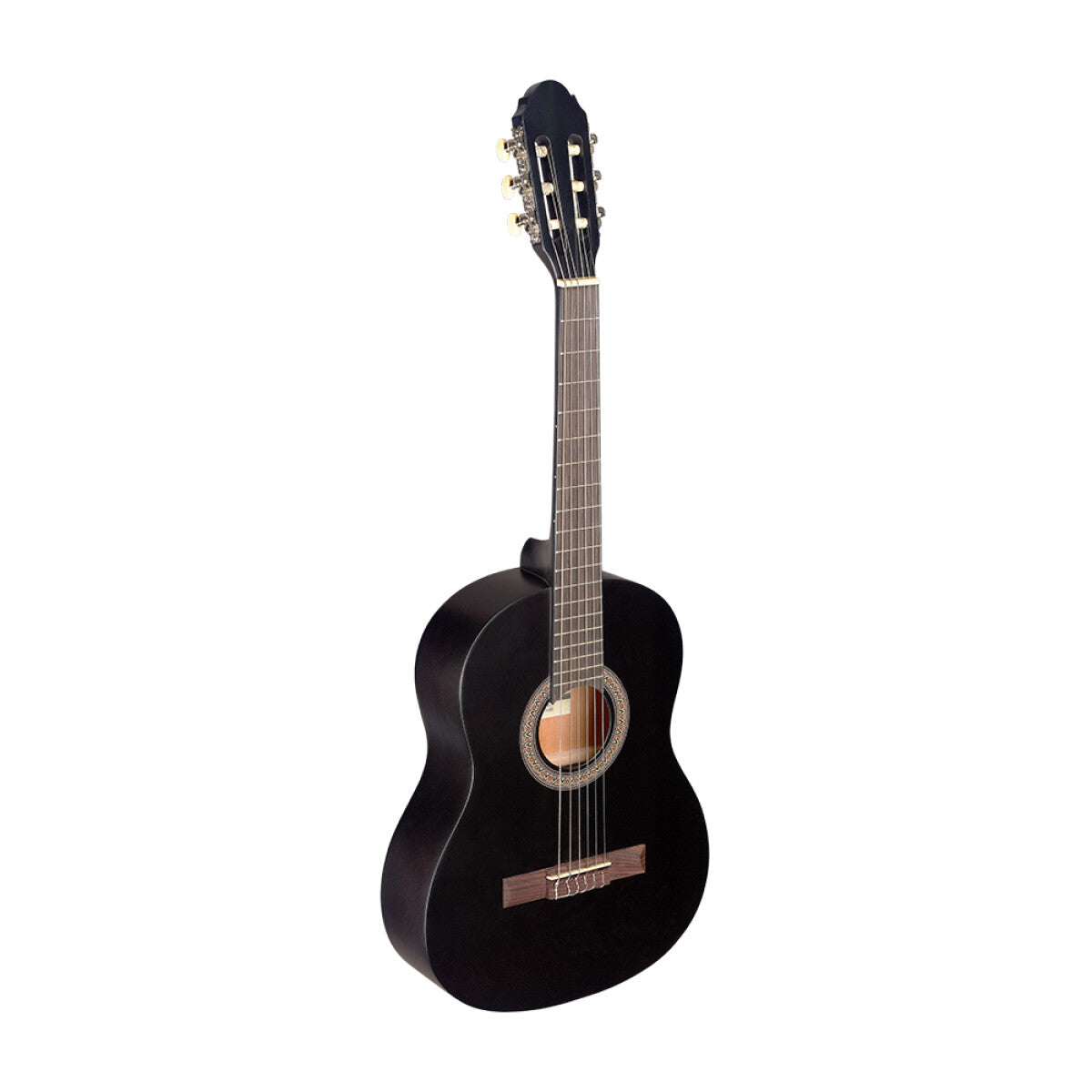 Stagg C430 M BLK klassieke gitaar 3/4-formaat Zwart