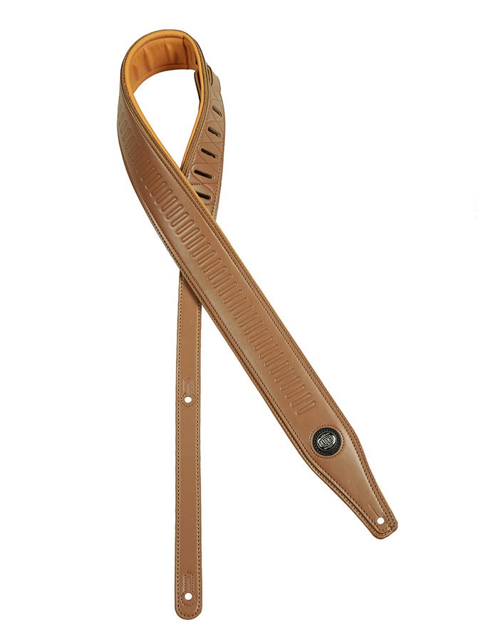 Gaucho GST-643-LBR Buffalo III Series Gitaarband kunstleer, lichtbruin