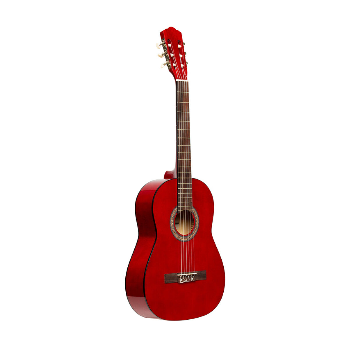 Stagg SCL50-RED klassieke gitaar Rood