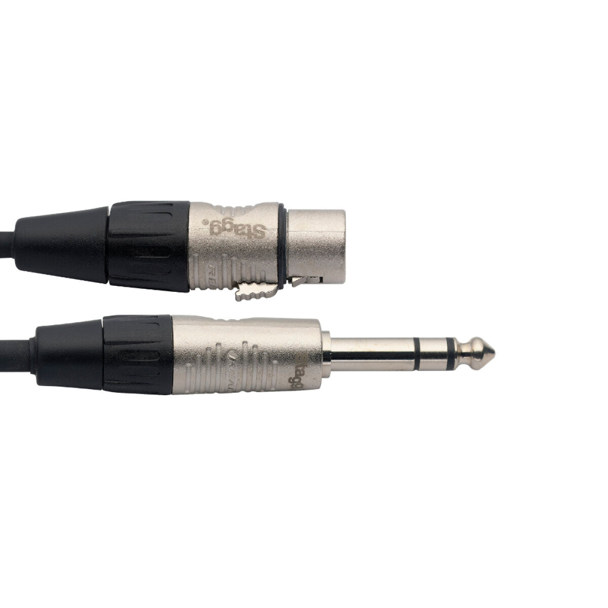 Stagg NAC1PSXFR n-Serie audiokabel, jack/XLR (m/v), stereo, 1 m