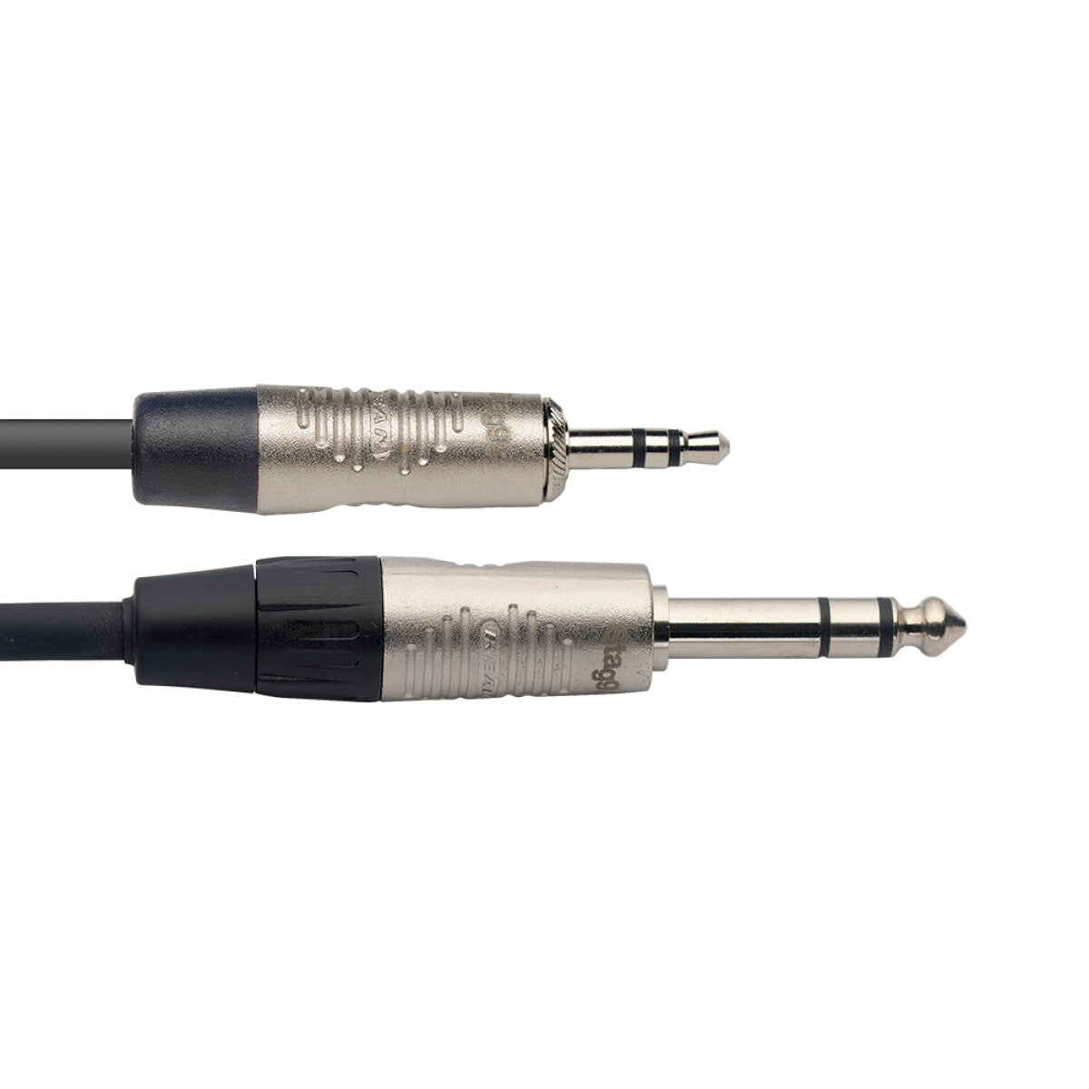 Stagg NAC1MPSPSR n-Serie audiokabel, mini-jack/jack (m/m), stereo, 1 m