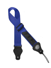Gaucho GST-55-CU Standard Series Gitaarband met 3 plectrumhouders, kobaltblauw nylon