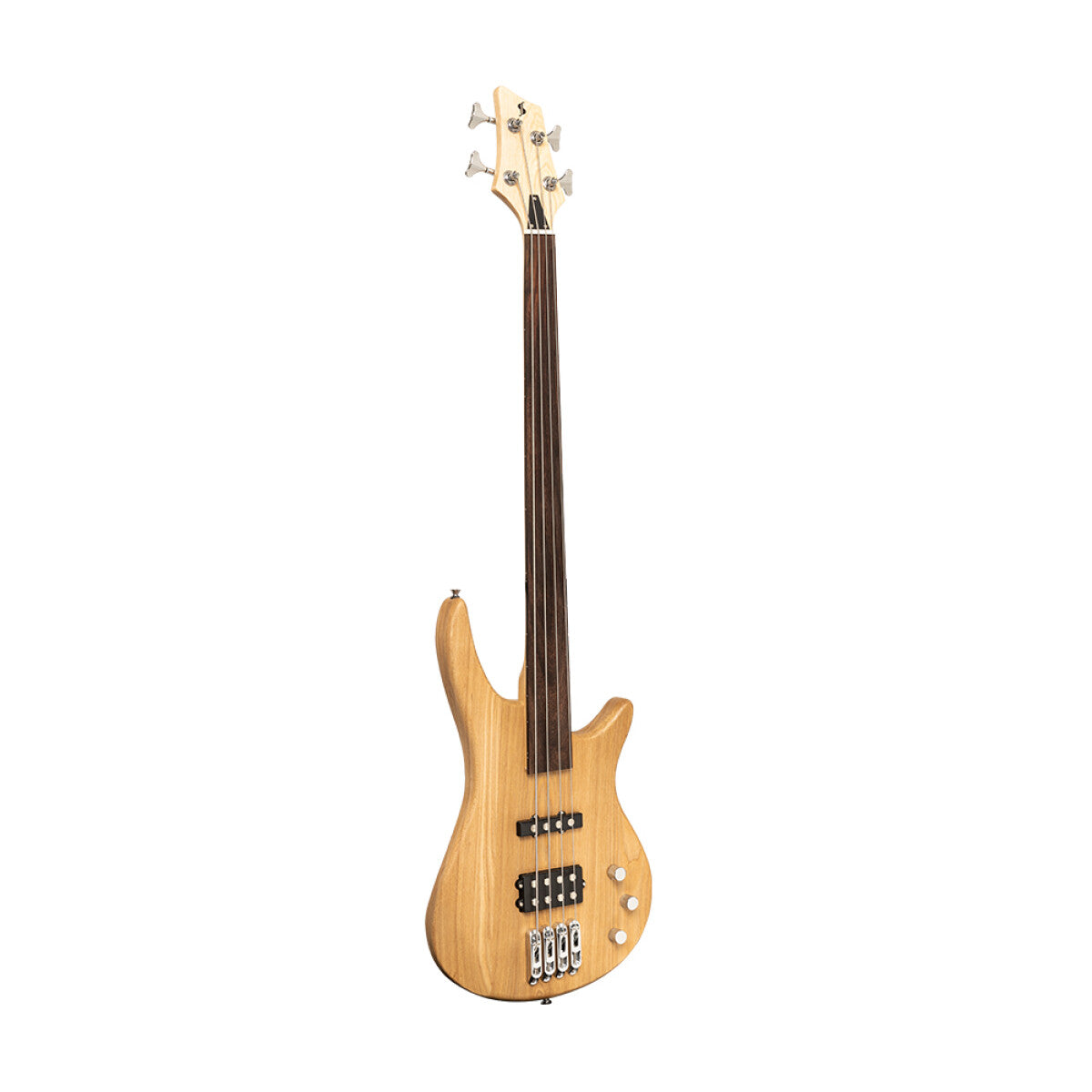 Stagg SBF-40 NAT FL elektrische basgitaar Naturel   Finish: Openporig
