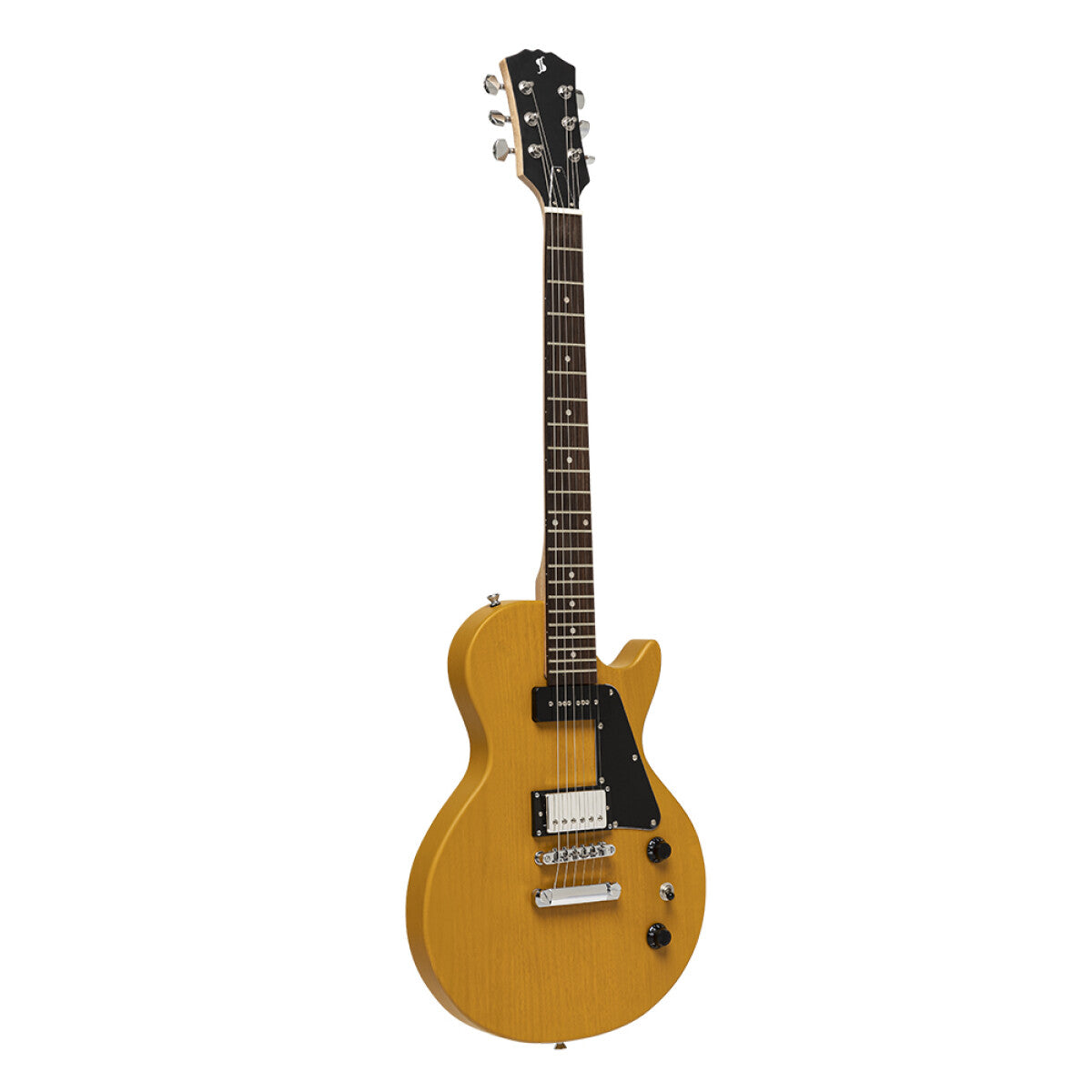 Stagg SEL-HB90 VYL elektrische gitaar Vintage geel