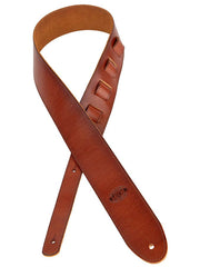 Gaucho GST-941-LBR Cobbler Series Gitaarband Europees leer, 6.0 cmm breed, licht bruin