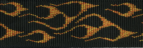 Dunlop D38-11OY Flamed Geel Gitaarband