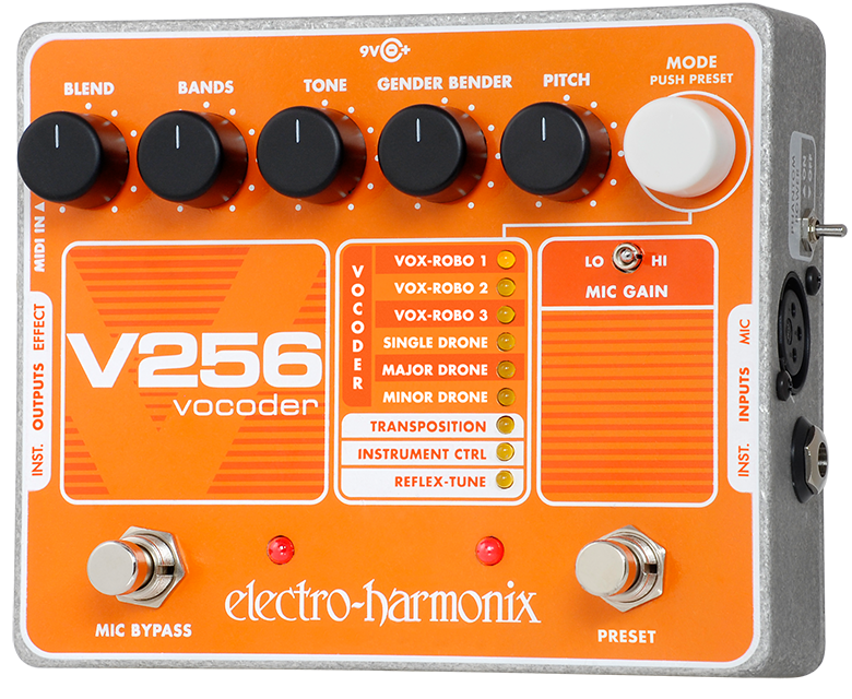 Electro-Harmonix V256 Vocoder – vocaal effectpedaal