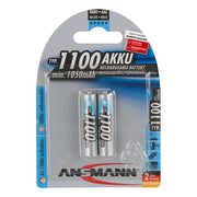 Ansmann Premium AAA 1100 mAh 2-pcs blister – oplaadbare batterij