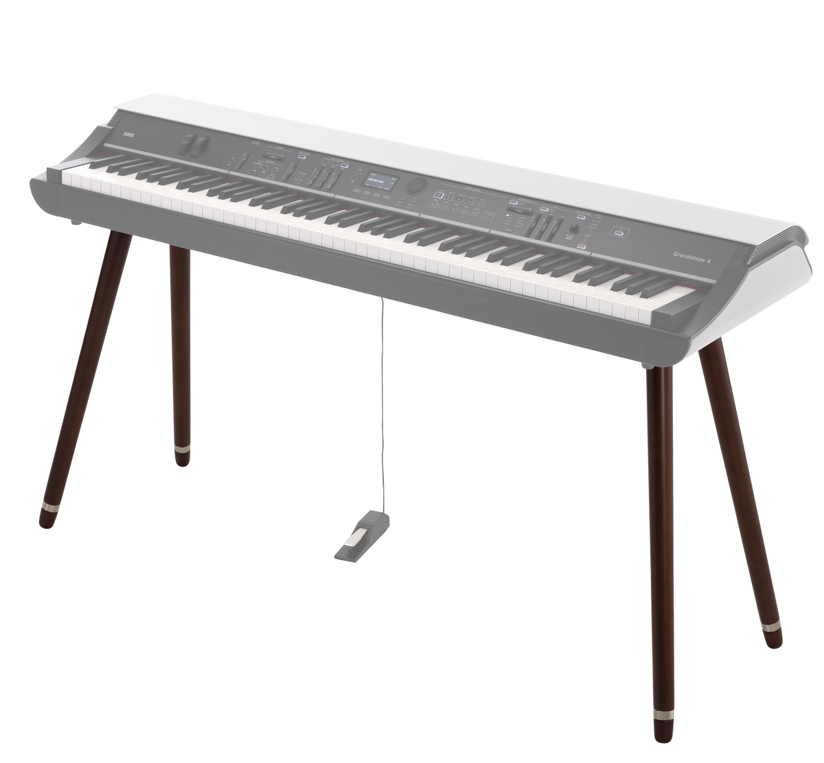 Korg toetsenbordstandaard, voor Grandstage X, Metaal met houten poten