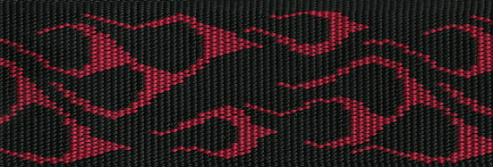Dunlop D38-11RD Flamed Rood Gitaarband