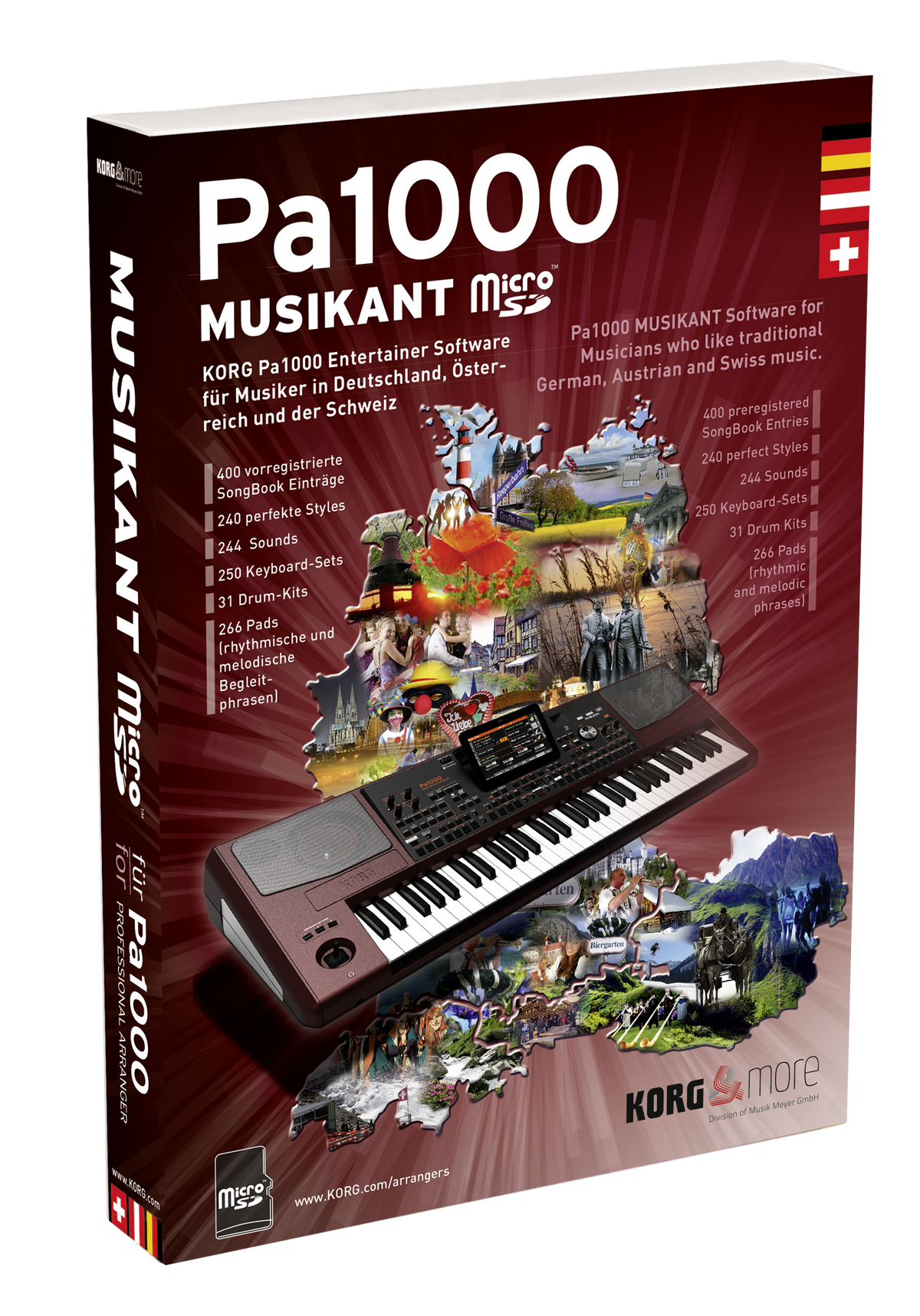 Korg Software, MUSIKANT, voor Pa1000, met micro-SD Card