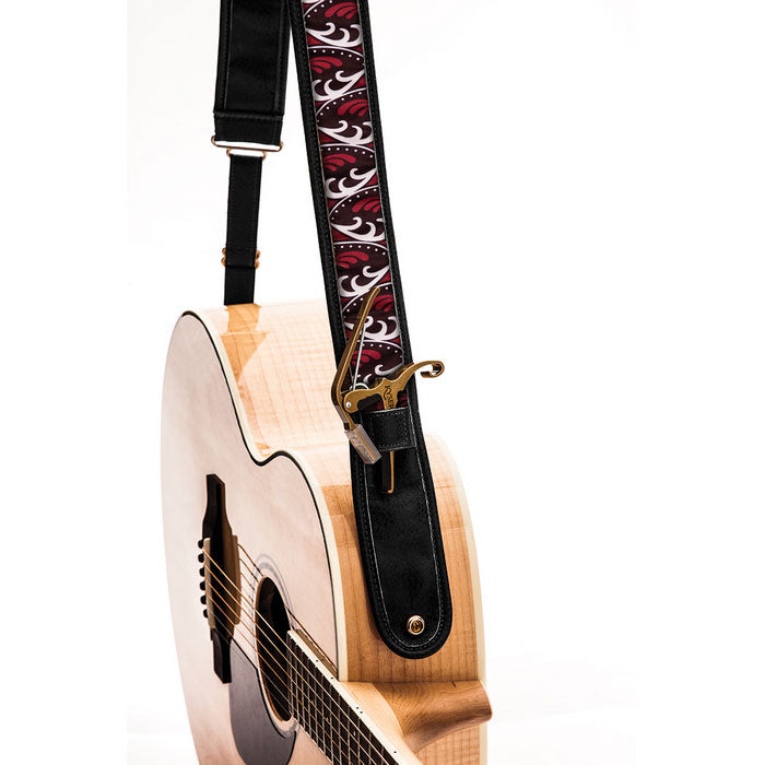 Kyser GUITAR STRAP - autumn k black – gitaarband