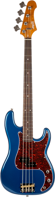 JET Guitars JPB-300 NBL R – elektrische basgitaar – PB-stijl Blauwe Rozenhout. FB