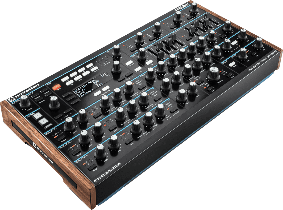 Novation Peak – 8-stemmige hybride desktopsynthesizer