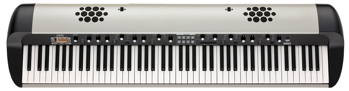 Korg Digitale Piano, SV2-88S, 88 toetsen (RH3), wit-metallic, met luidsprekers