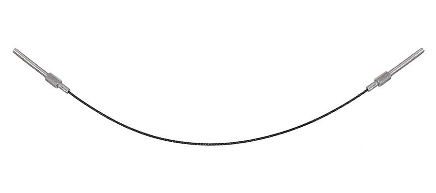 Wittner 917726 aanhangsnaar voor cello, roestvrij staal, 278 mm, geschikt voor 3/4-1/2