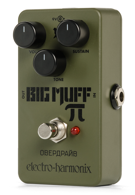 Electro-Harmonix GREEN RUSSIAN BIG MUFF PI – effectpedaal