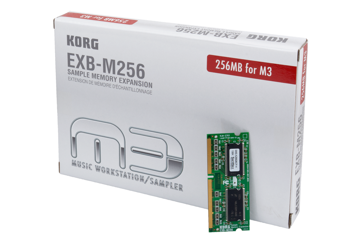 Korg Accessoire, 256MB voor M3/XP/Pa2XPRO/Pa3X