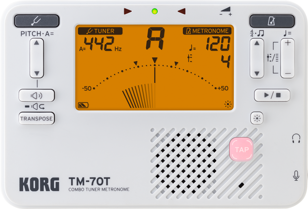 Korg Metronoom, Stemapparaat, TM-70, wit