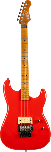JET Guitars JS-700 RD H – elektrische gitaar – S-stijl 1x Humbucker Rood