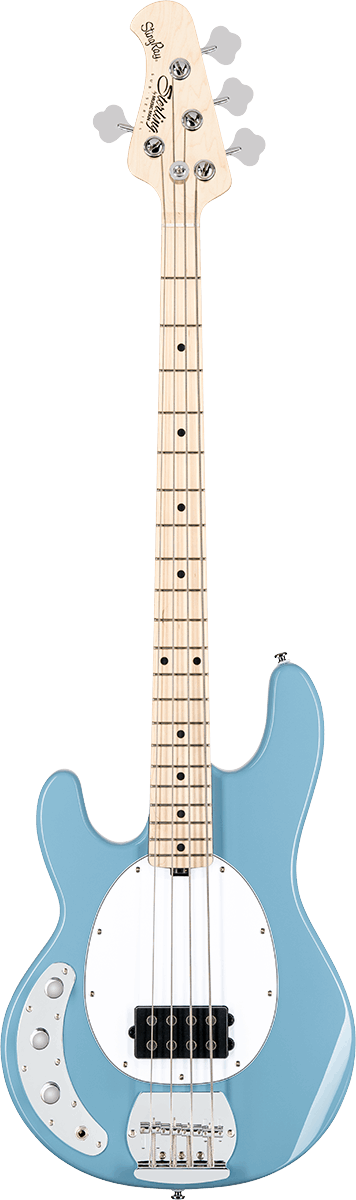Sterling by Music Man SUB StingRay RAY4 Left-Handed Chopper Blue – elektrische basgitaar