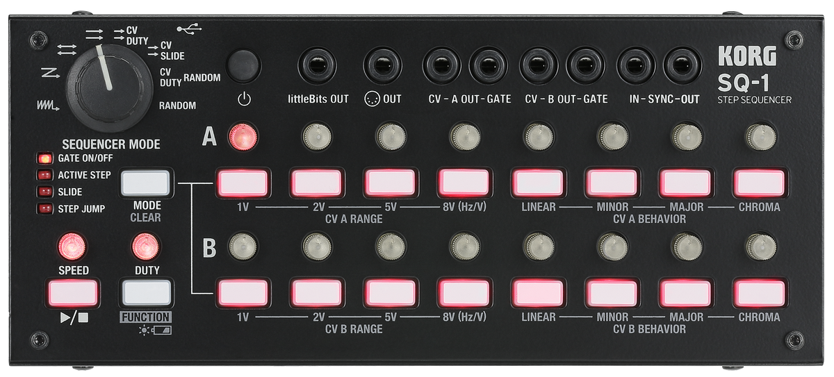 Korg Sequencer, analoog, SQ1, analoge Step sequencer