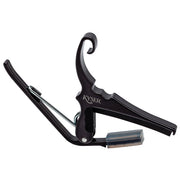 Kyser QUICK-CHANGE® Acoustic - black chrome – capodaster voor akoestische gitaar