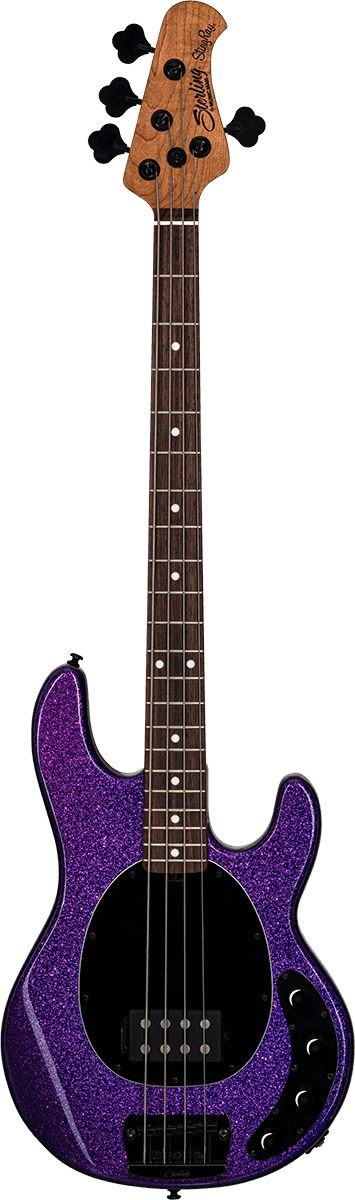 Sterling by Music Man StingRay RAY34 Purple Sparkle – elektrische basgitaar