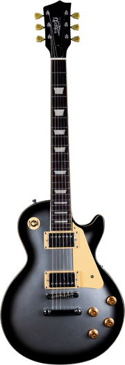 JET Guitars JL-500 SLB – elektrische gitaar – L-Style Elektrisch HH Silverburst, palissander toets